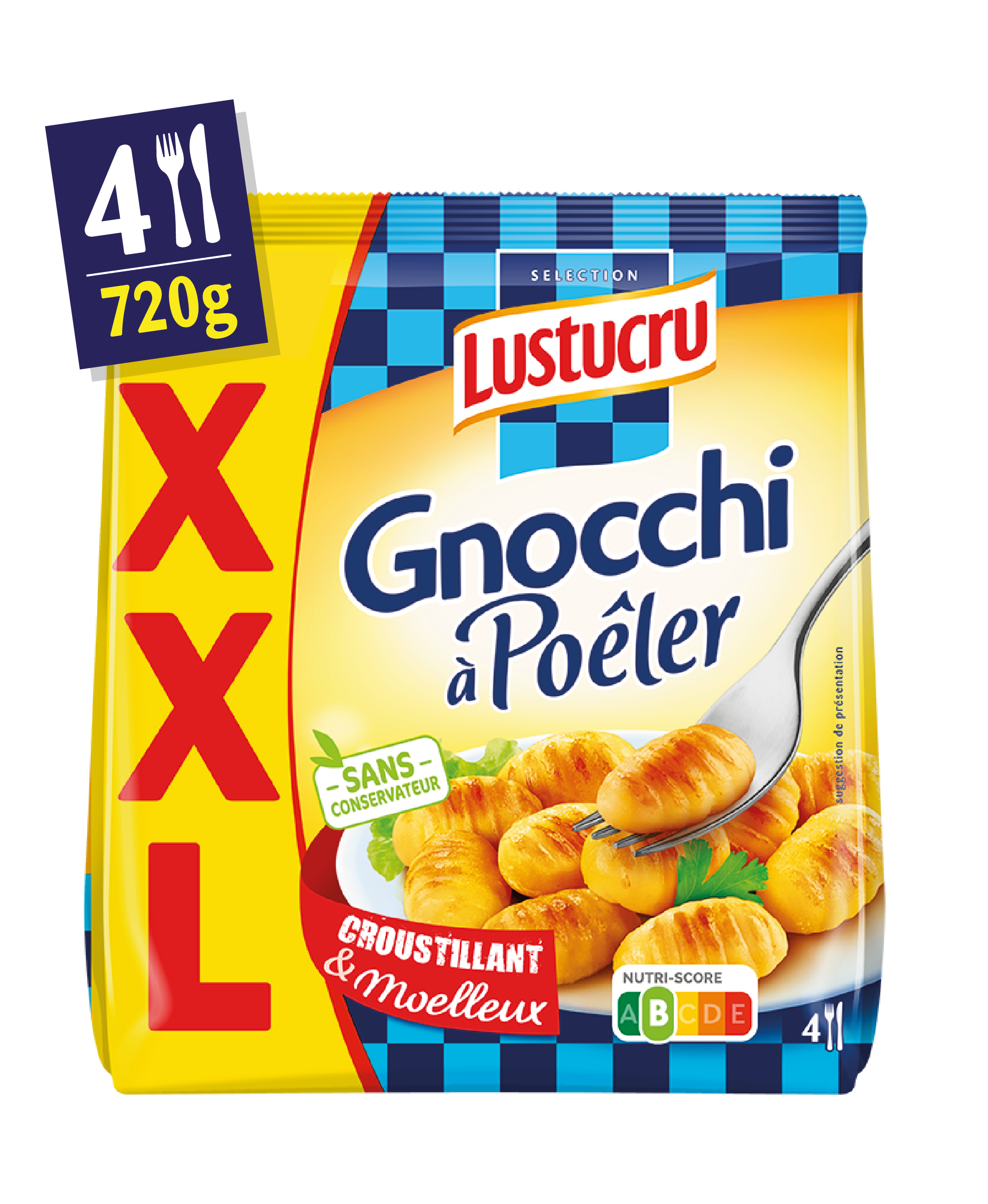 Gnocchi à Poêler Lustucru 720g Lustucru Sélection